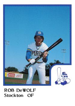 1986 ProCards Stockton Ports #6 Rob Dewolf Front