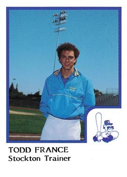 1986 ProCards Stockton Ports #7 Todd France Front
