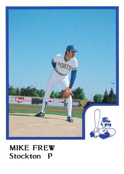 1986 ProCards Stockton Ports #8 Mike Frew Front