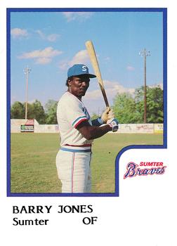 1986 ProCards Sumter Braves #12 Barry Jones Front