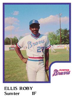 1986 ProCards Sumter Braves #22 Ellis Roby Front