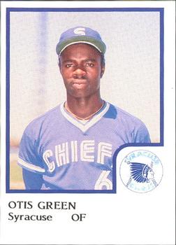 1986 ProCards Syracuse Chiefs #NNO Otis Green Front