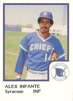 1986 ProCards Syracuse Chiefs #NNO Alex Infante Front