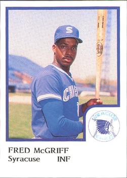 1986 ProCards Syracuse Chiefs #NNO Fred McGriff Front