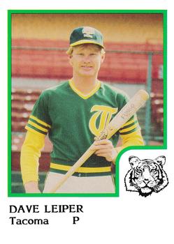 1986 ProCards Tacoma Tigers #12 Dave Leiper Front