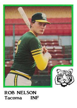 1986 ProCards Tacoma Tigers #15 Rob Nelson Front