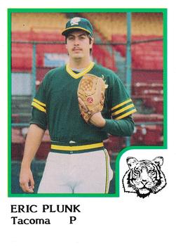 1986 ProCards Tacoma Tigers #16 Eric Plunk Front
