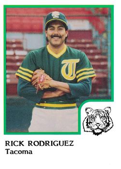 1986 ProCards Tacoma Tigers #19 Rick Rodriguez Front