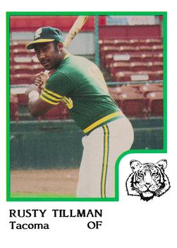 1986 ProCards Tacoma Tigers #23 Rusty Tillman Front