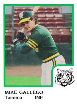 1986 ProCards Tacoma Tigers #7 Mike Gallego Front