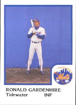 1986 ProCards Tidewater Tides (Mets Logo) #NNO Ron Gardenhire Front