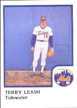 1986 ProCards Tidewater Tides (Mets Logo) #NNO Terry Leach Front