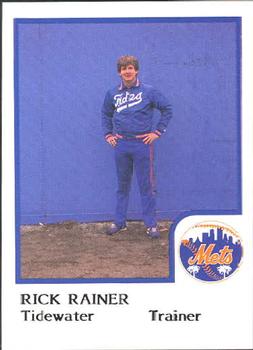 1986 ProCards Tidewater Tides (Mets Logo) #NNO Rick Rainer Front