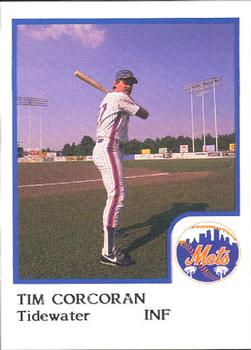 1986 ProCards Tidewater Tides (Mets Logo) #NNO Tim Corcoran Front