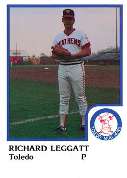 1986 ProCards Toledo Mud Hens #13 Richard Leggatt Front