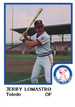 1986 ProCards Toledo Mud Hens #14 Jerry Lomastro Front