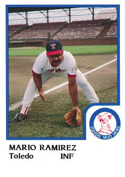 1986 ProCards Toledo Mud Hens #19 Mario Ramirez Front