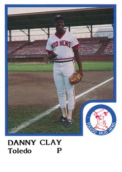 1986 ProCards Toledo Mud Hens #5 Danny Clay Front