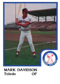 1986 ProCards Toledo Mud Hens #7 Mark Davidson Front