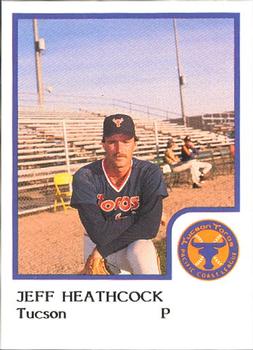 1986 ProCards Tucson Toros #6 Jeff Heathcock Front