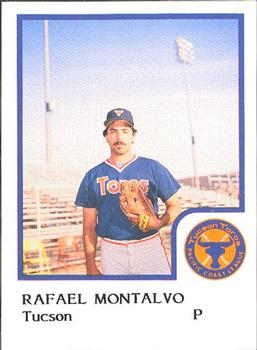 1986 ProCards Tucson Toros #16 Rafael Montalvo Front