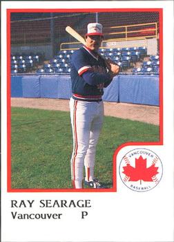 1986 ProCards Vancouver Canadians #23 Ray Searage Front
