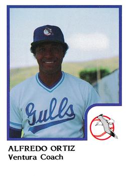 1986 ProCards Ventura Gulls #NNO Alfredo Ortiz Front