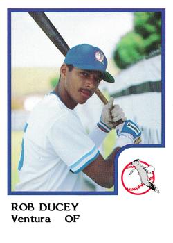 1986 ProCards Ventura Gulls #NNO Rob Ducey Front