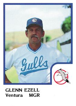 1986 ProCards Ventura Gulls #NNO Glenn Ezell Front