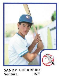 1986 ProCards Ventura Gulls #NNO Sandy Guerrero Front