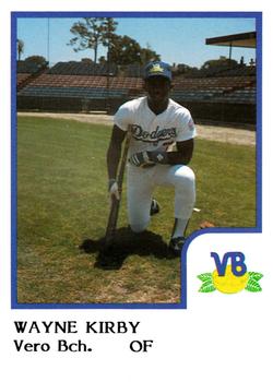 1986 ProCards Vero Beach Dodgers #14 Wayne Kirby Front