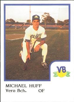 1986 ProCards Vero Beach Dodgers #11 Michael Huff Front