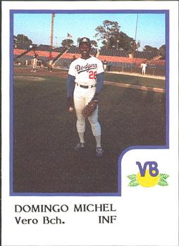 1986 ProCards Vero Beach Dodgers #18 Domingo Michel Front