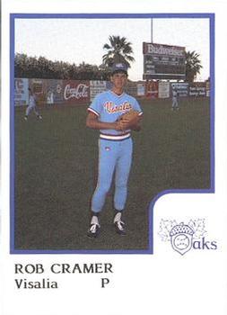 1986 ProCards Visalia Oaks #8 Rob Cramer Front