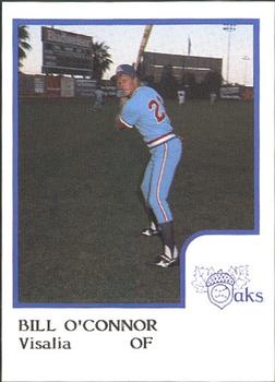 1986 ProCards Visalia Oaks #14 Bill O'Connor Front
