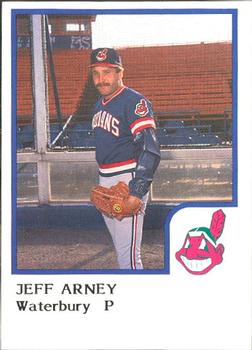 1986 ProCards Waterbury Indians #1 Jeff Arney Front
