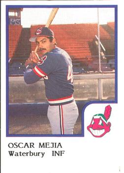 1986 ProCards Waterbury Indians #16 Oscar Mejia Front