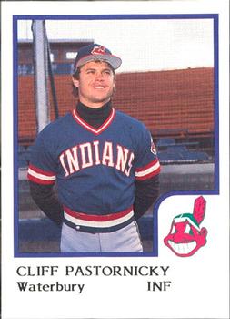 1986 ProCards Waterbury Indians #19 Cliff Pastornicky Front