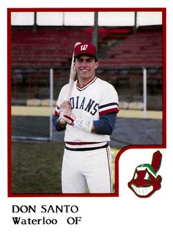 1986 ProCards Waterloo Indians #24 Don Santos Front