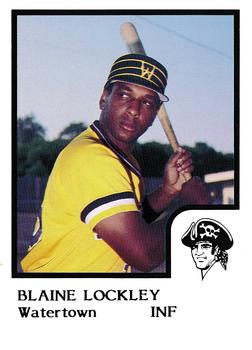 1986 ProCards Watertown Pirates #12 Blane Lockley Front