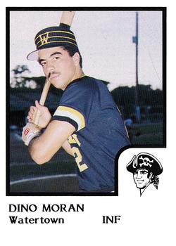 1986 ProCards Watertown Pirates #13 Dino Moran Front
