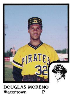 1986 ProCards Watertown Pirates #14 Douglas Moreno Front