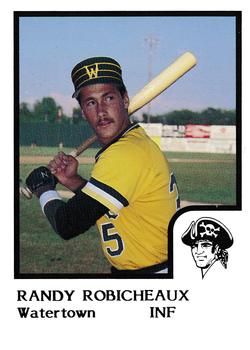 1986 ProCards Watertown Pirates #18 Randy Robicheaux Front