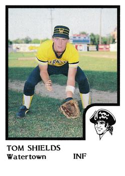 1986 ProCards Watertown Pirates #23 Tommy Shields Front