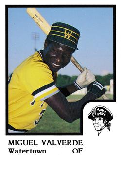 1986 ProCards Watertown Pirates #26 Miguel Valverde Front