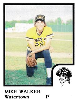 1986 ProCards Watertown Pirates #27 Mike Walker Front