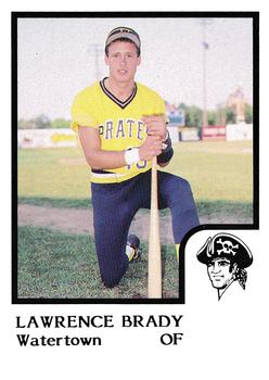 1986 ProCards Watertown Pirates #5 Lawrence Brady Front