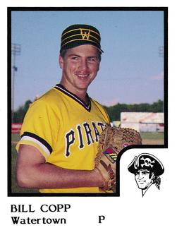 1986 ProCards Watertown Pirates #7 Bill Copp Front