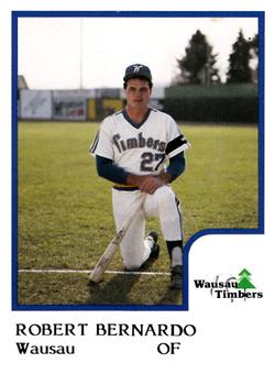 1986 ProCards Wausau Timbers #1 Robert Bernardo Front