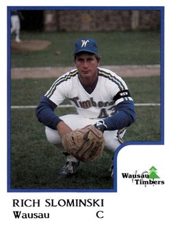 1986 ProCards Wausau Timbers #22 Rich Slominski Front